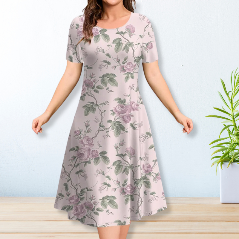 CAMELLIA | ELEGANT FLORAL DRESS