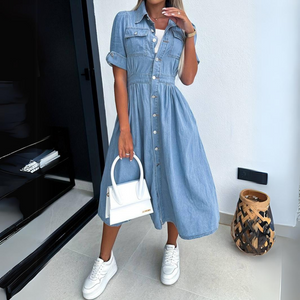 ALISSA | STYLISH DENIM DRESS