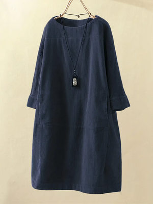 NANCY | COMFORTABLE CORDUROY DRESS