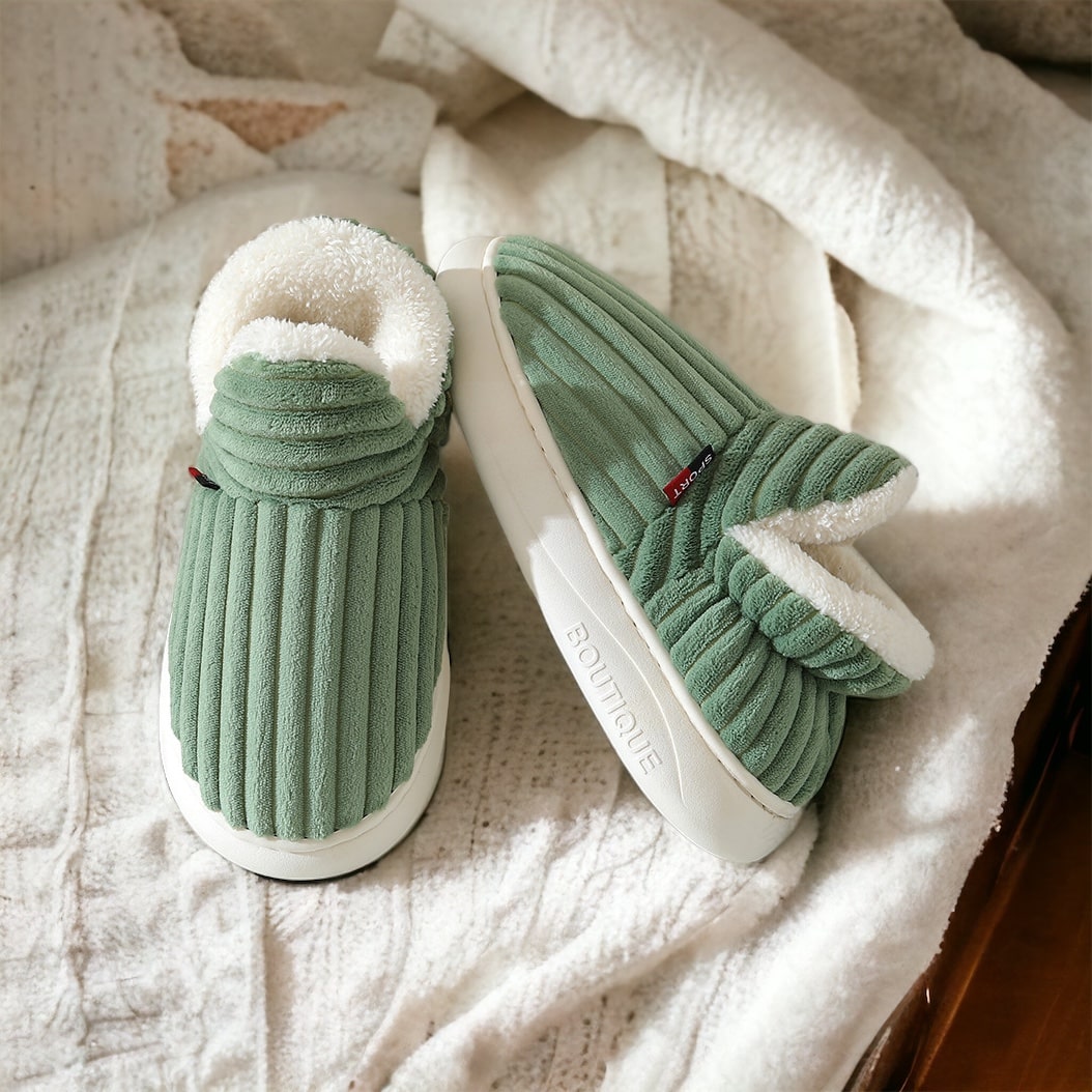 COZYCOMFORT™ THERAPEUTIC FLUFFY FLEECE WINTER SLIPPERS | 1 + 1 FREE!