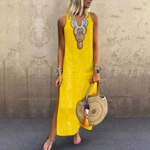 SYLVIA | SLEEVELESS MAXI DRESS