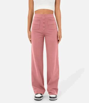 FLEUR | STRETCHABLE HIGH-WAISTED PANT