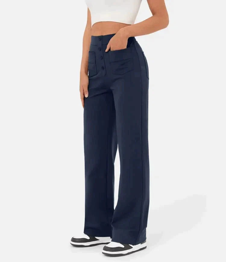 FLEUR | STRETCHABLE HIGH-WAISTED PANT