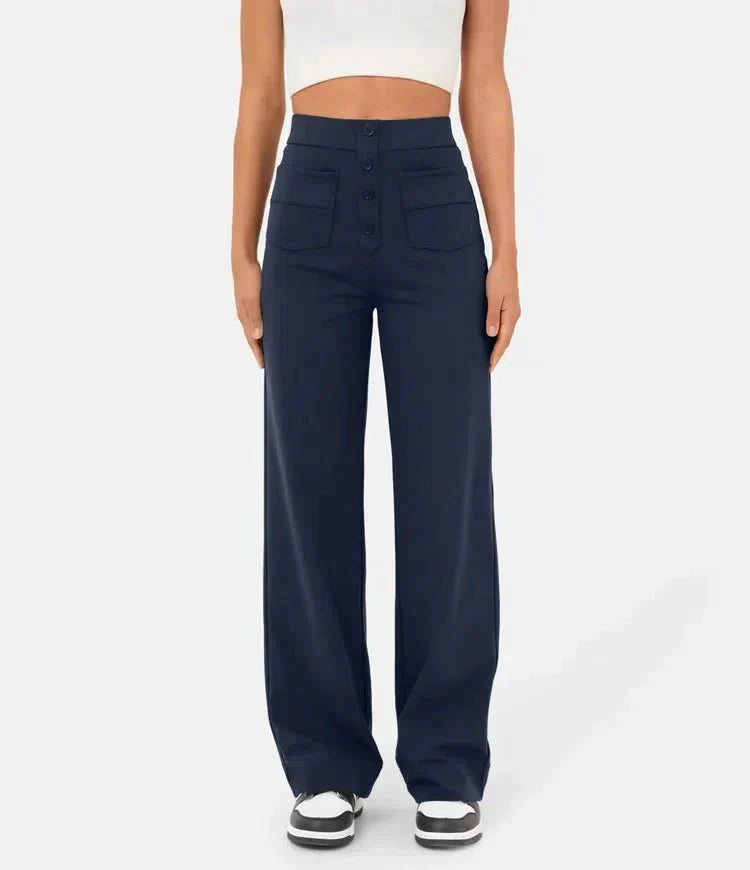 FLEUR | STRETCHABLE HIGH-WAISTED PANT