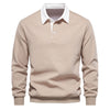 SANTIAGO™ | MEN'S CASUAL AUTUMN SWEATSHIRT WITH LONG SLEEVES AND LAPELS